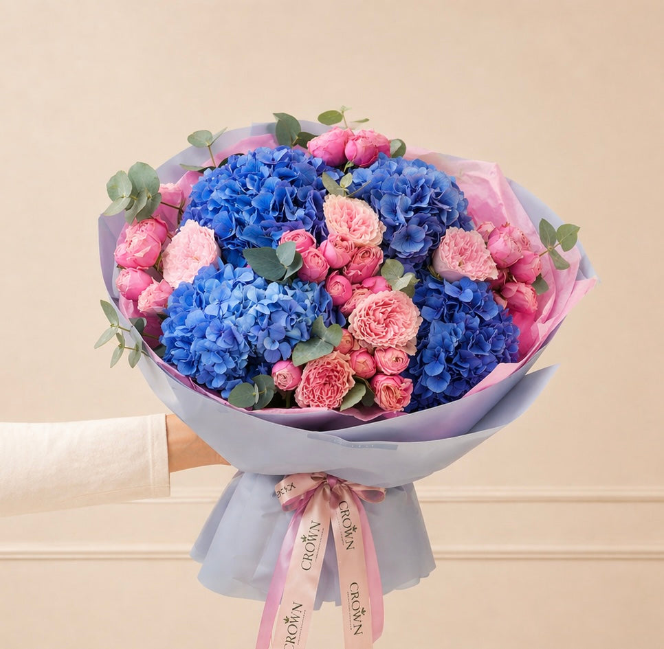 Blue Hydrangea Dream Bouquet