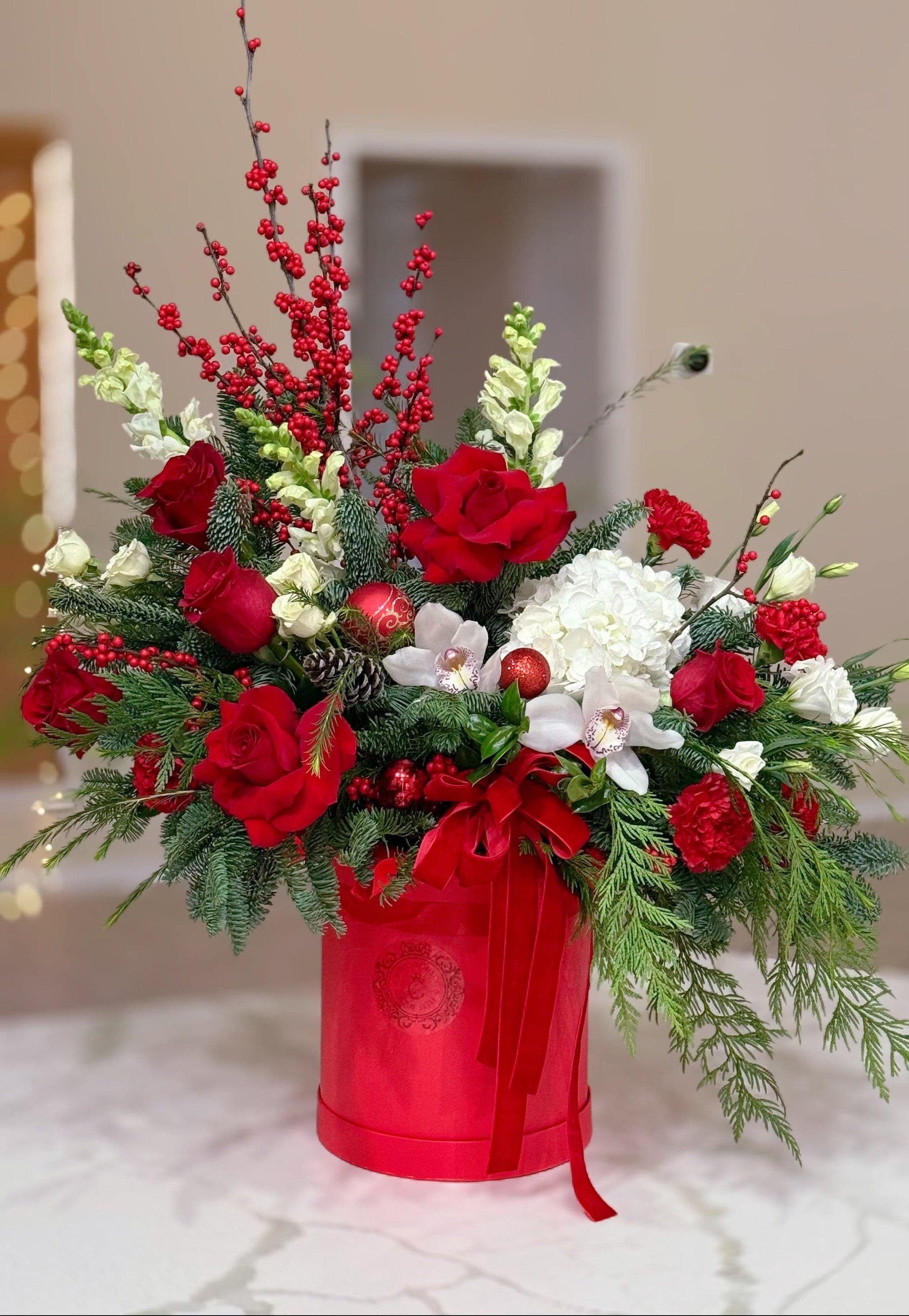 🎄 Christmas Floral Box