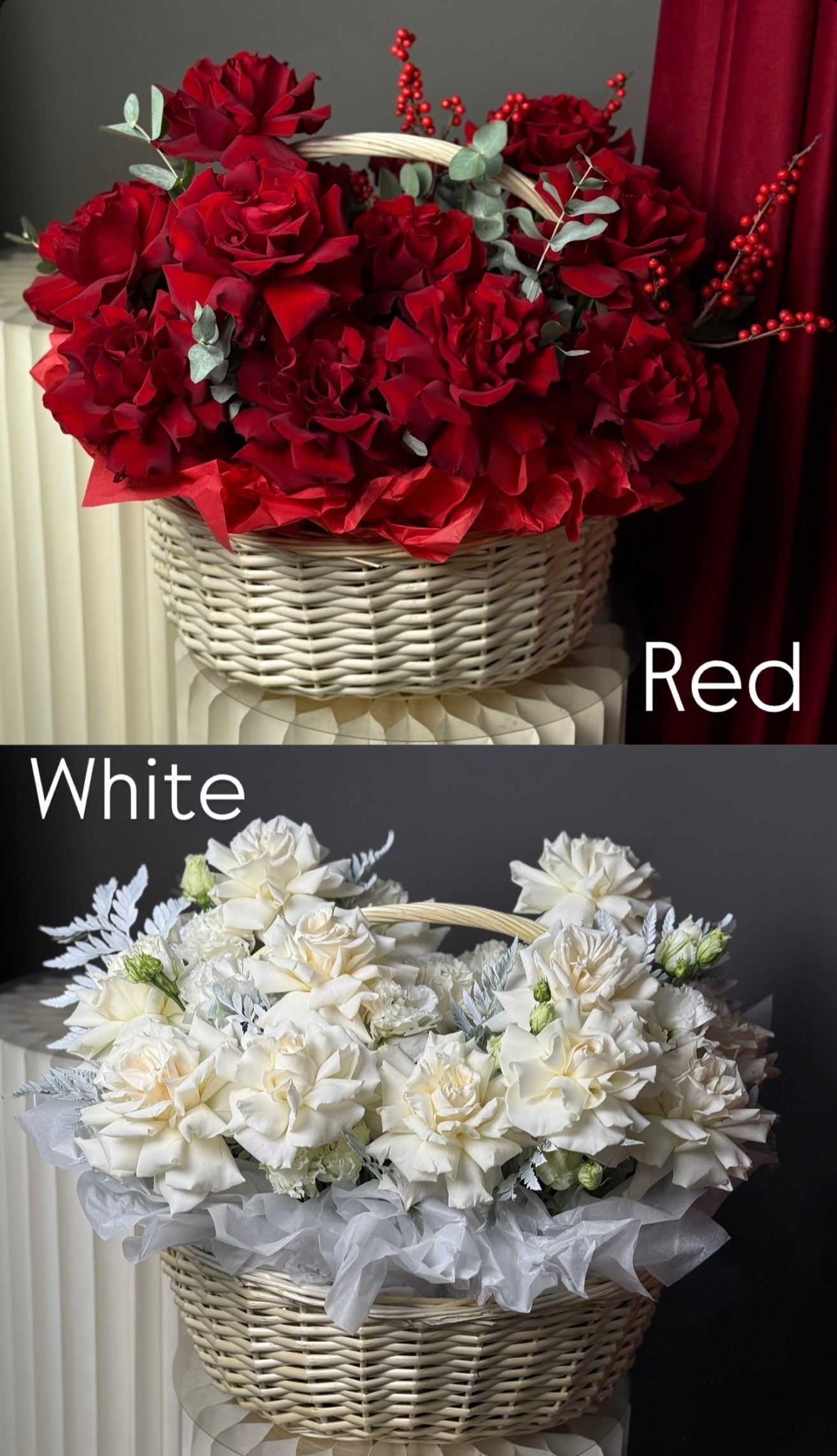 Red or White Basket