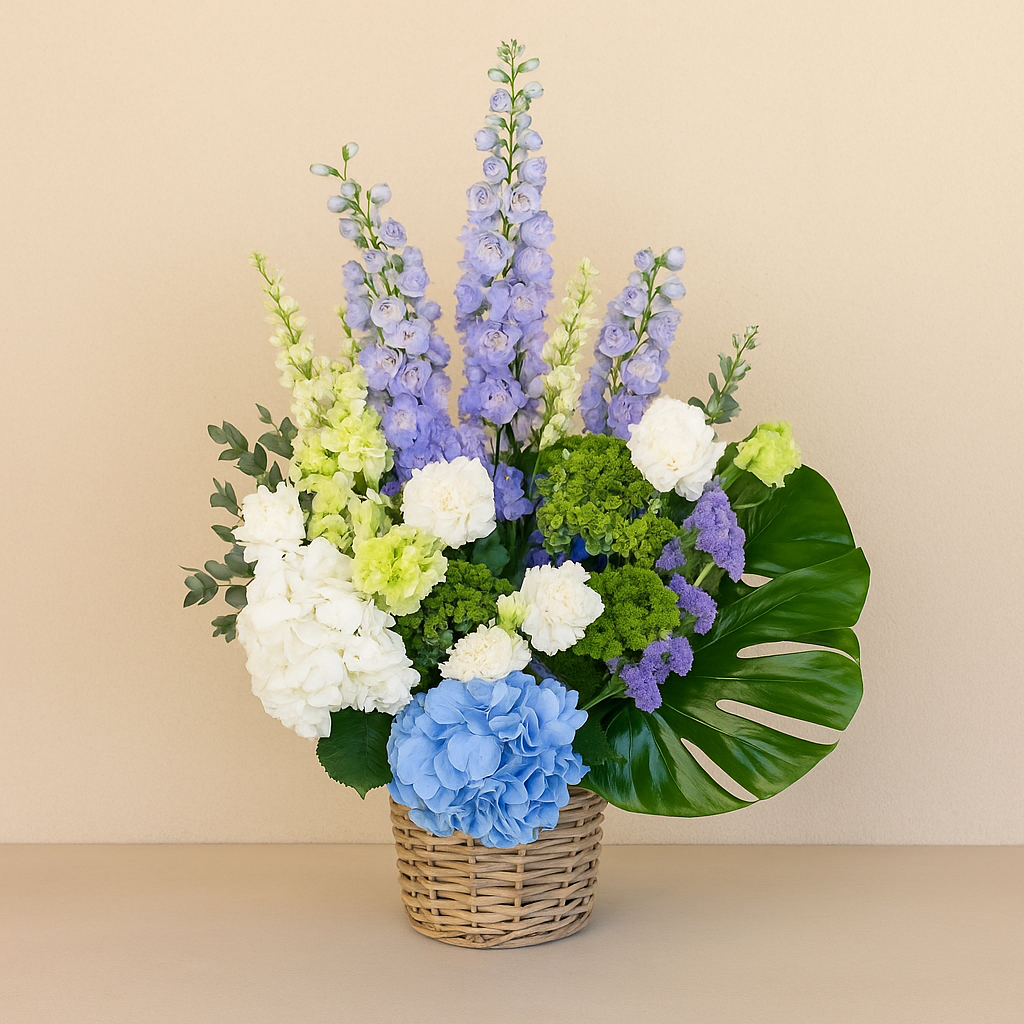 Blooming Garden Basket – A Gentle Tribute