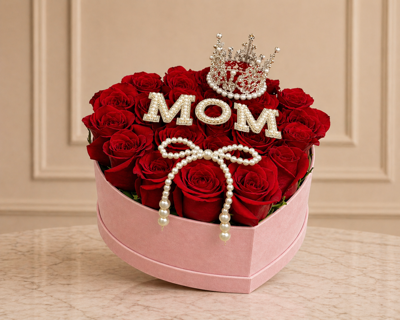 MOM Crown Rose Box