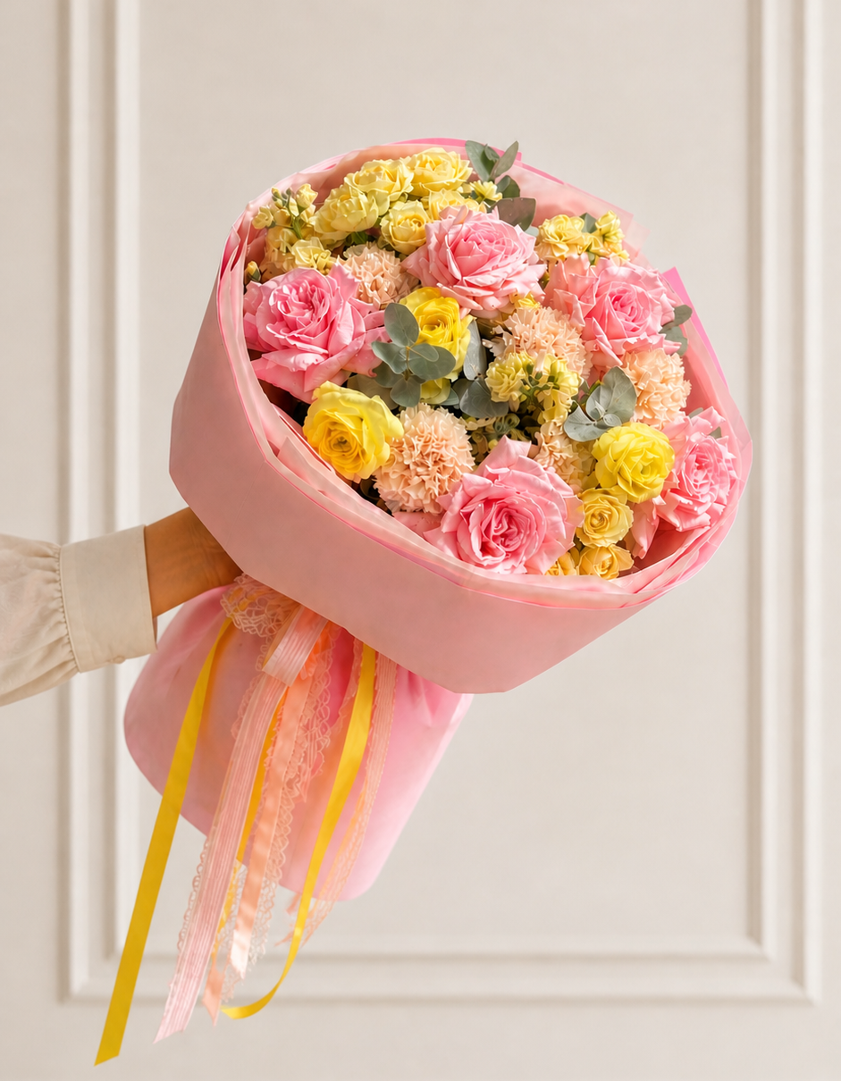 Pink & Yellow Bouquet
