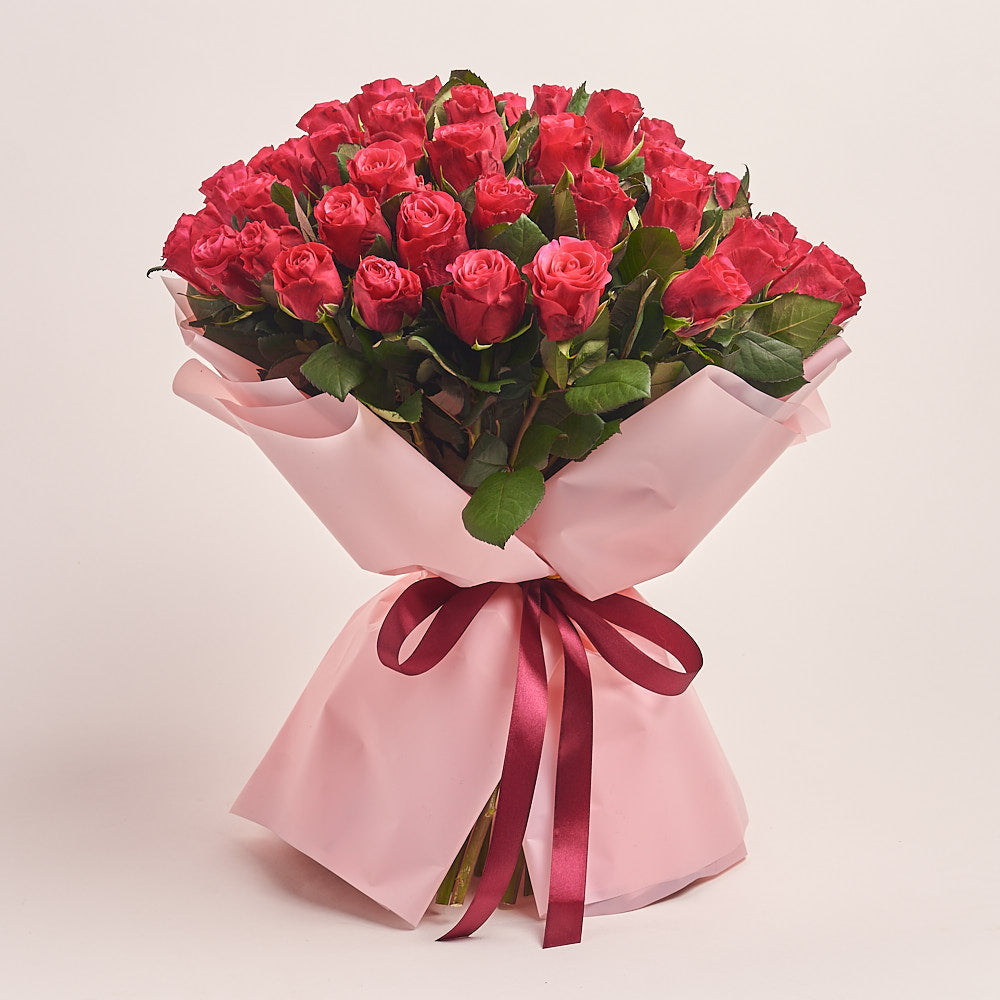 50 Premium Red Roses