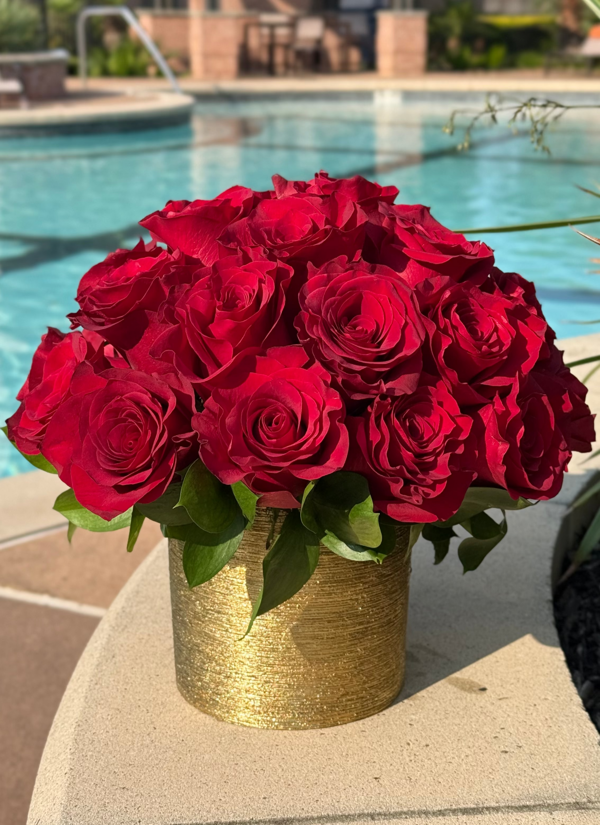 Luxury Love in Ceramic Vase
